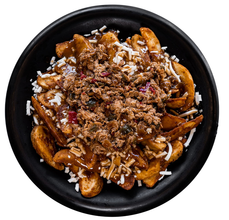 Poutine traditional with protein